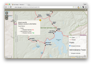 Real Time Map Data in the National Park Service
